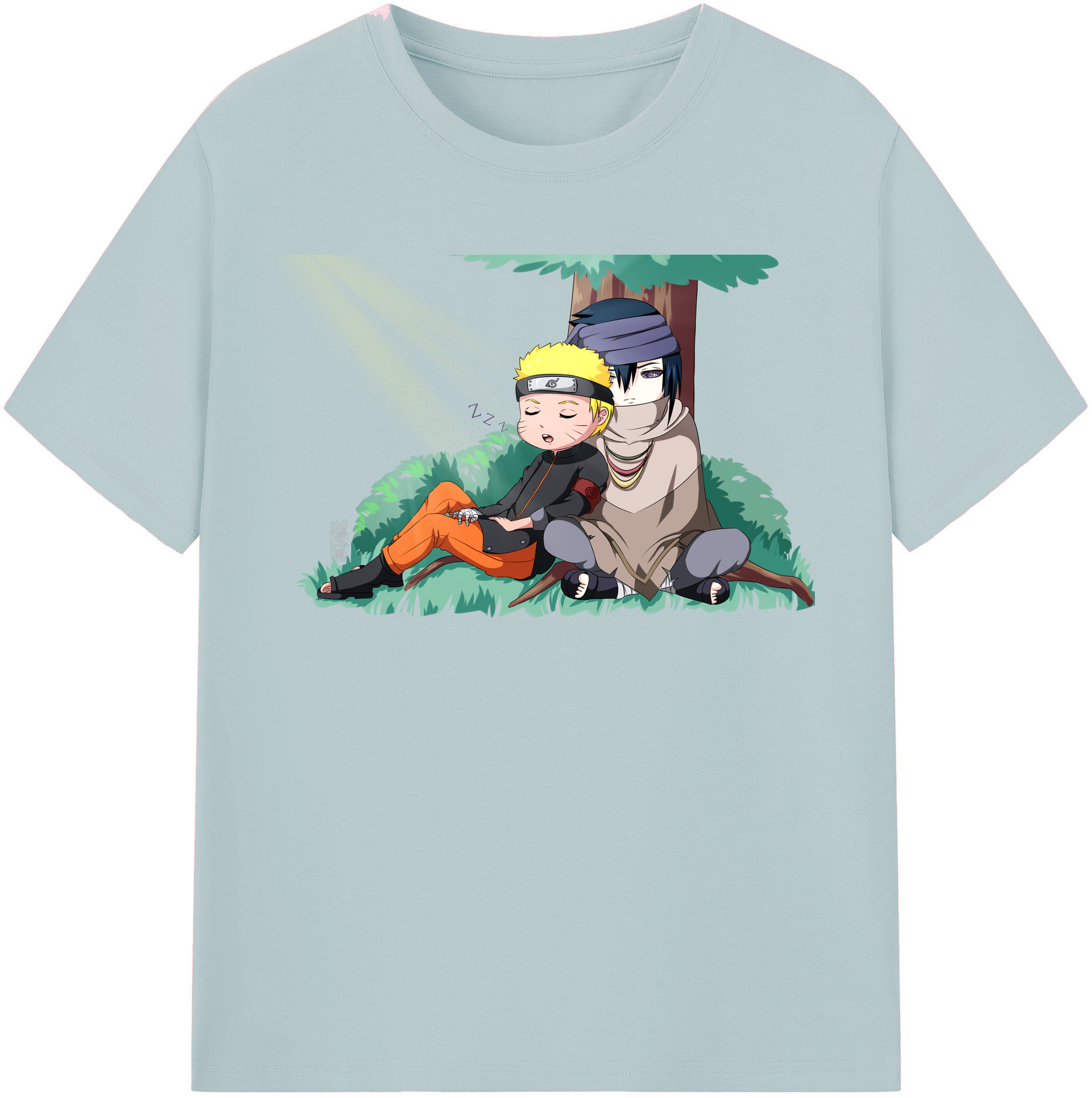 （画像用） NARUTO -ナルト- うずまき ナルト Uzumaki Naruto 綿100％半袖Tシャツ（フロントプリント）